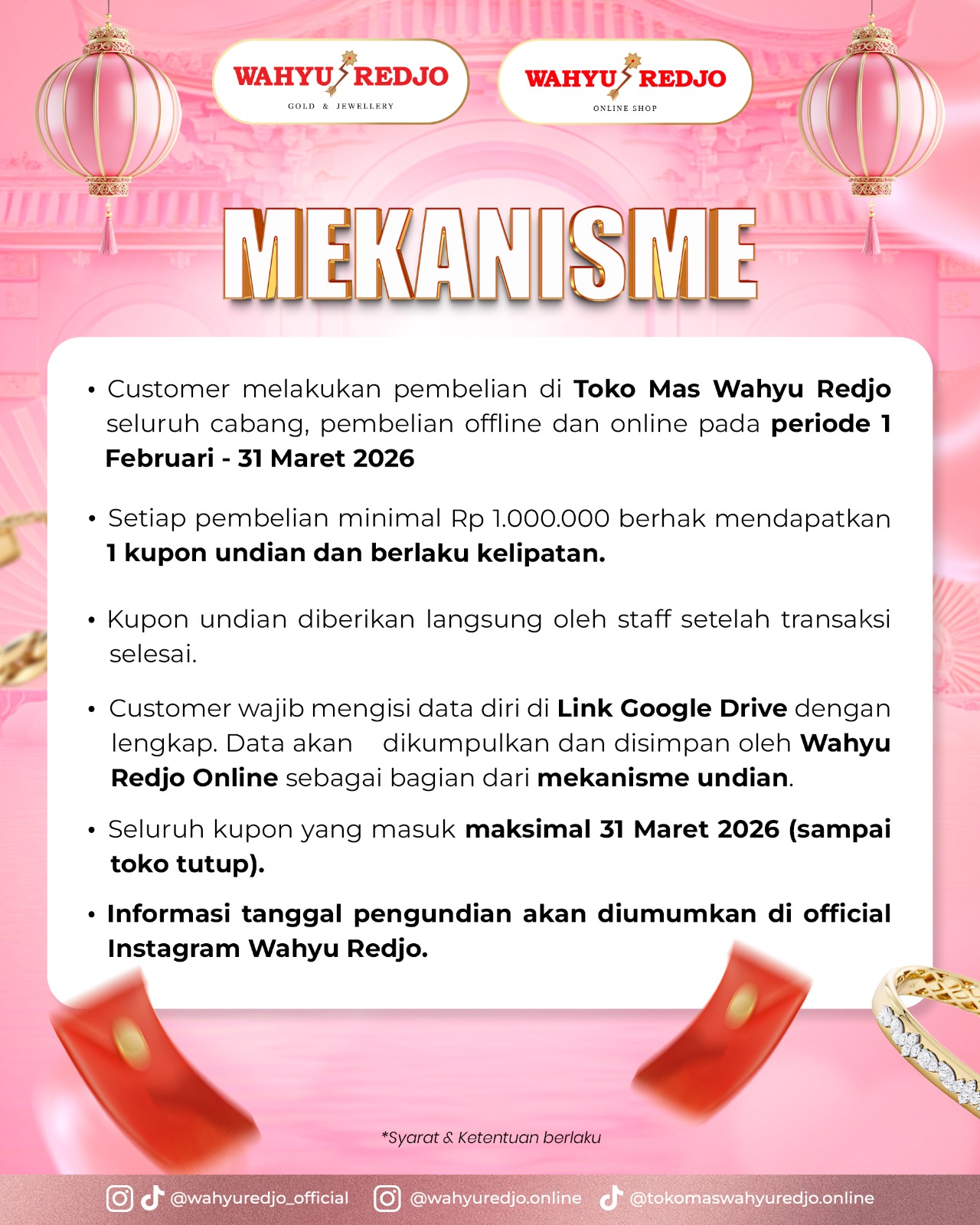 cara daftar program kemilau berkah di wahyu redjo