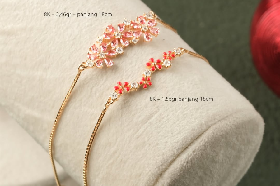 harga gelang emas serut terbaru